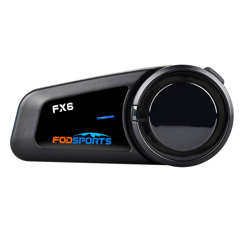 Fodsports FX6 motorkerékpár intercom Fekete 