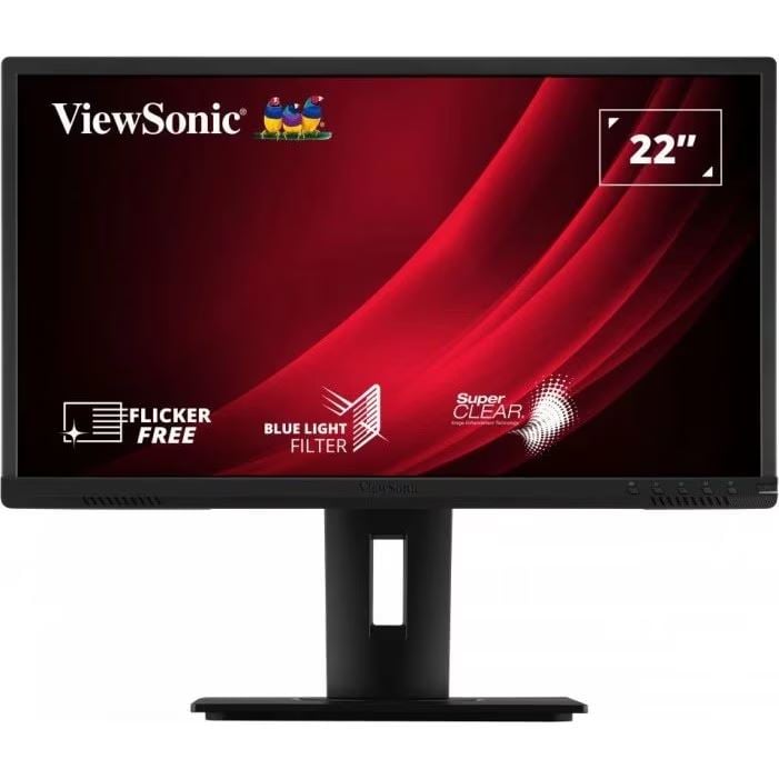 22" ViewSonic VG2240 LCD monitor fekete