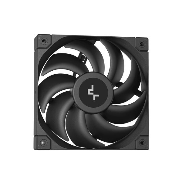 DeepCool CPU Water Cooler - MYSTIQUE 360 (max 21dB; max. 123,09 m3/h; 3x12cm, LED kijelző, fekete)