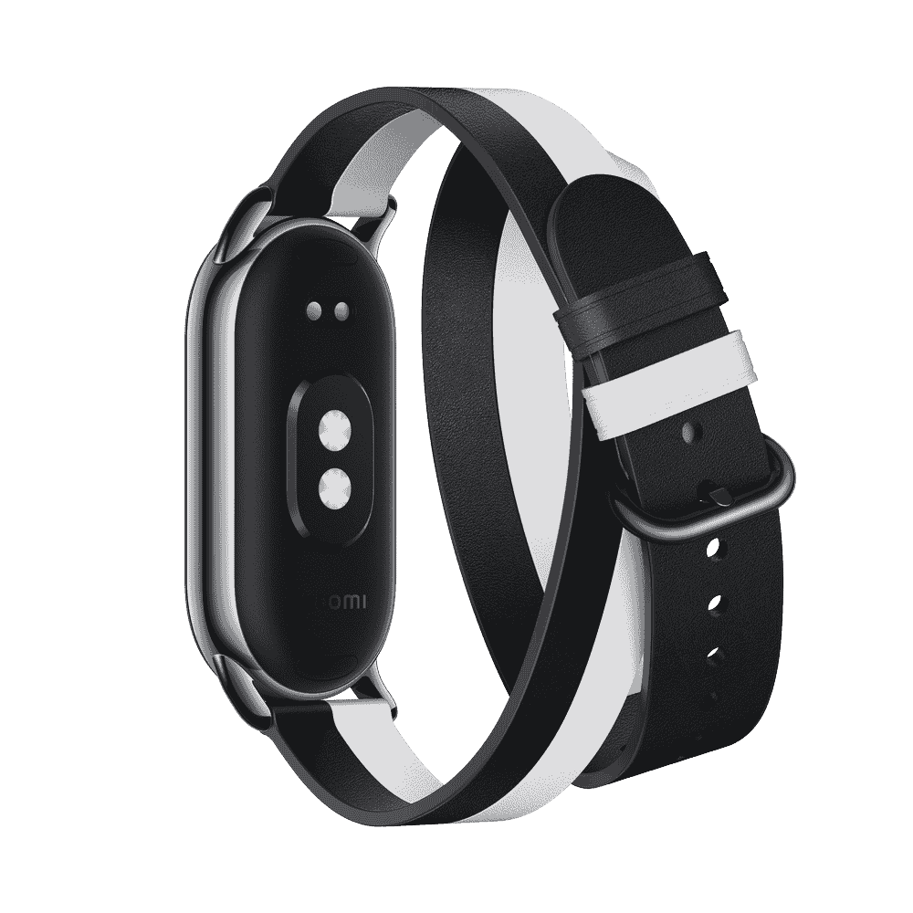 Xiaomi Smart Band 8 Double Wrap Strap szíj  BHR7311GL Fekete-fehér
