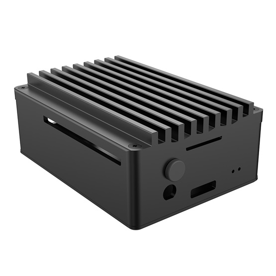  Akasa A-RA11-M3B Skyline Pro Ventilátor nélküli alumínium tok 