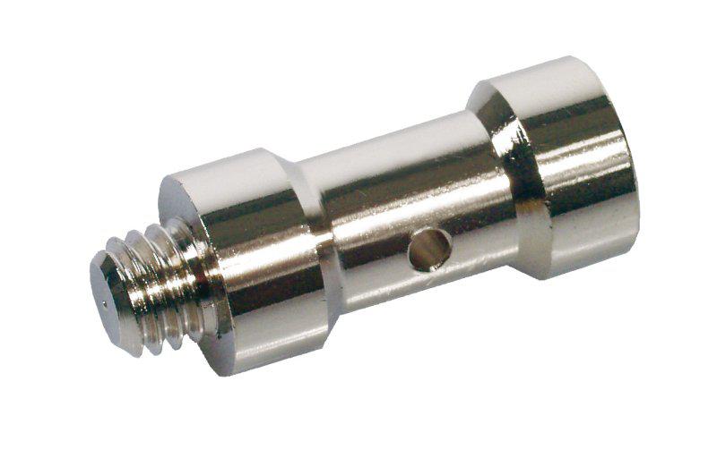 Dörr Spigot F 1/4 - M 3/8 inch, króm