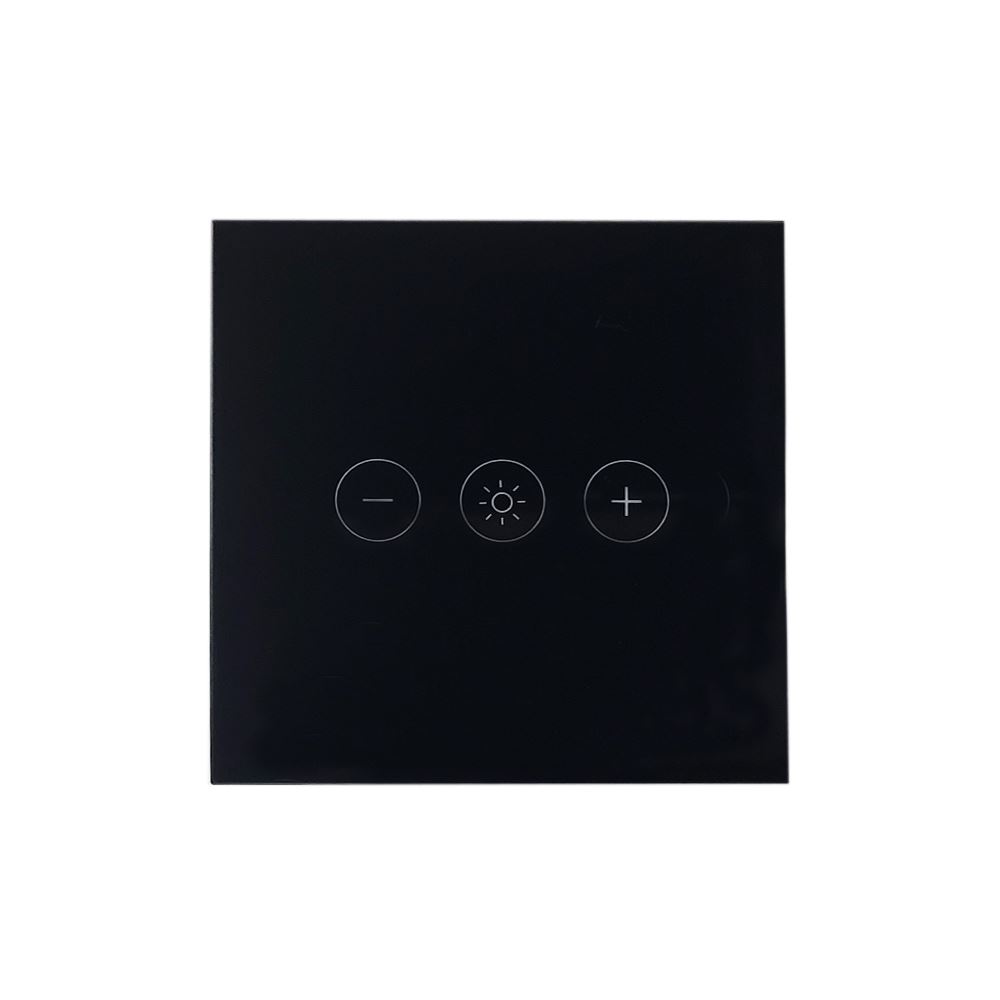 SmartWise Dimmer Wi-Fi-s fényerőszabályzós érintős okos villanykapcsoló fekete (SMW-KAP-DMB)