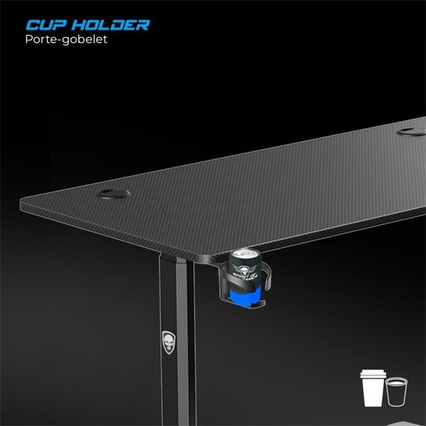 Spirit Of Gamer Headquarter 700 Gaming Desk Fekete