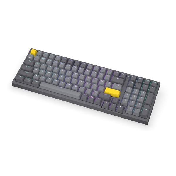Endorfy Wireless Billentyűzet  Celeris 1800  RGB  Gateron Yellow Switch mechanikus 100 gomb  1,8m US