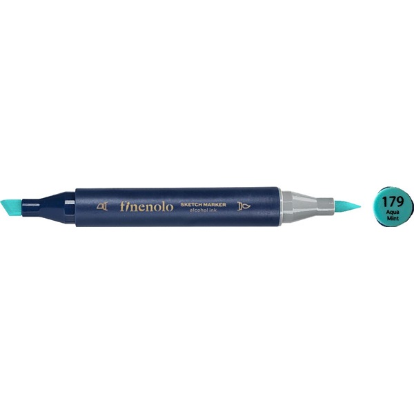 Deli Finenolo 179 - Aqua Mint kétvégű permanent ART marker Deli Finenolo 179 - Aqua Mint kétvégű permanent ART marker
