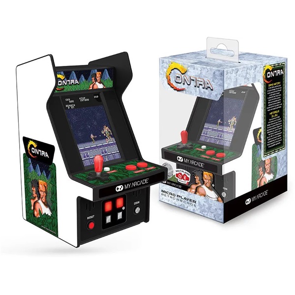 My Arcade DGUNL-3280 Contra Micro Player Retro Arcade 6.75" hordozható játékkonzol My Arcade DGUNL-3280 Contra Micro Player Retro Arcade 6.75" hordozható játékkonzol