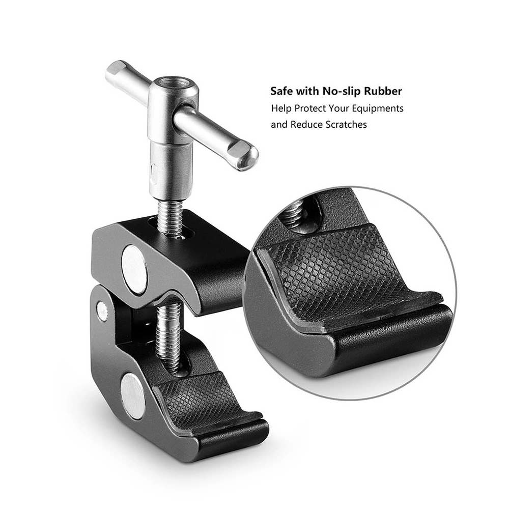 SMALLRIG Super Clamp with 1/4" and 3/8" Thread (2pcs Pack) 2058