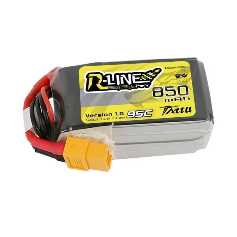 Tattu R-Line 850mAh 14.8V 95C 4S1P akkumulátor (TAA8504S95XT6) Tattu R-Line 850mAh 14.8V 95C 4S1P akkumulátor (TAA8504S95XT6)