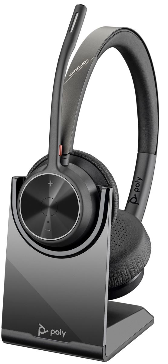 Poly Voyager 4320 C UC USB-A LS sztereó Bluetooth headset (218476-01)