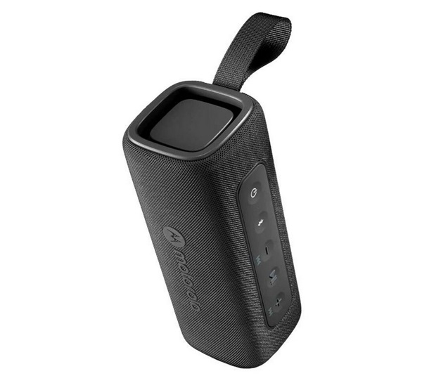 Motorola ROKR 600 bluetooth hordozható hangszóró (v5.3, 2450mAh belső akku, 30W, IP67 vízálló) FEKETE (810036773751)