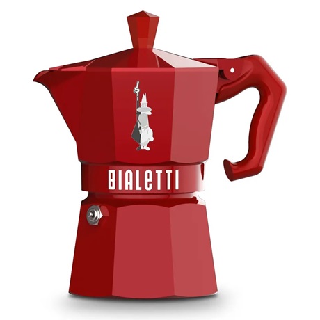 Bialetti 9055 MOKA EXCLUSIVE 3 személyes kotyogós kávéfőző Piros Bialetti 9055 MOKA EXCLUSIVE 3 személyes kotyogós kávéfőző Piros