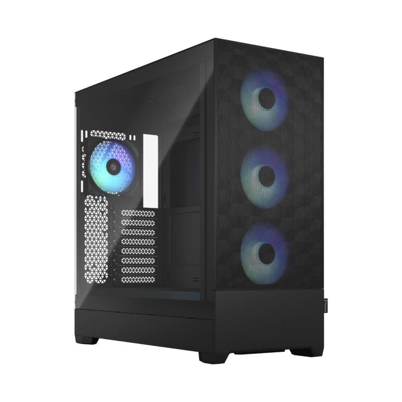Fractal Design FD-C-POR1X-06 Pop XL Air táp nélküli ablakos ház RGB Black TG Clear  fekete