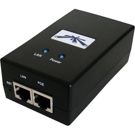 Ubiquiti POE-24-24W-G Passive PoE Adapter and LAN Port Ubiquiti POE-24-24W-G Passive PoE Adapter and LAN Port