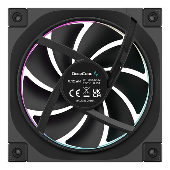 Fan Deepcool FL12 - Case fan - 12cm - Fekete - R-FL12-BKAPN1-G