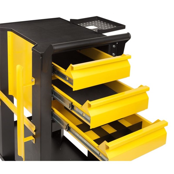 Stalflex WT-3D-TIG-Y 3 sárga fiókos szerelőkocsi Stalflex WT-3D-TIG-Y 3 sárga fiókos szerelőkocsi