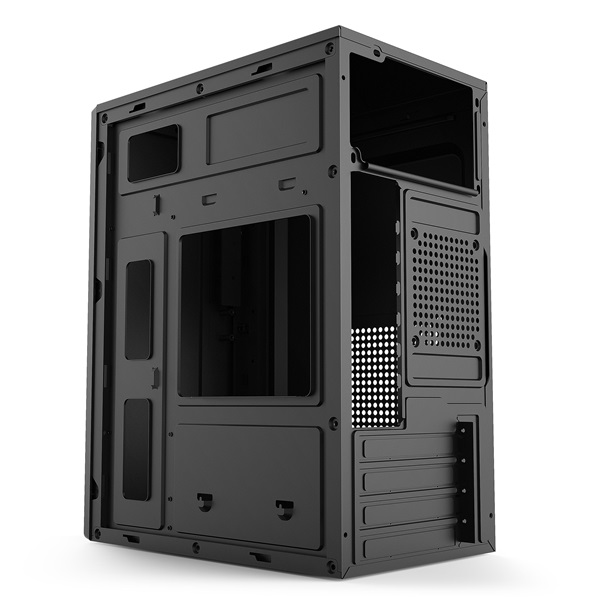 IRIS Q2515 fekete (táp nélküli) mATX számítógépház