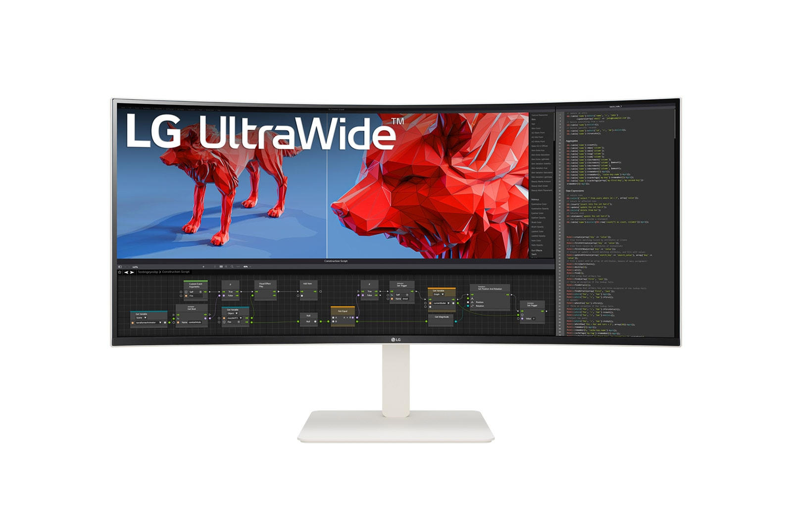 LG 37.5" 38BR85QC-W.AEU monitor - UWQHD+, Nano IPS, Ultrawide, Fehér