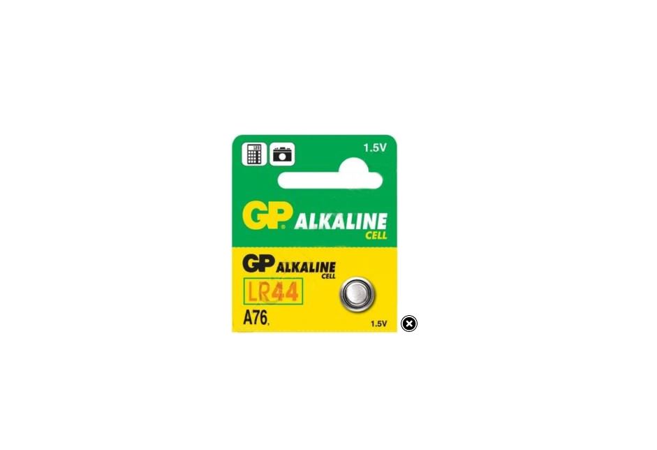 GP A76C5 Alkáli gombelem 1.55V LR44 (116925) GP A76C5 Alkáli gombelem 1.55V LR44 (116925)