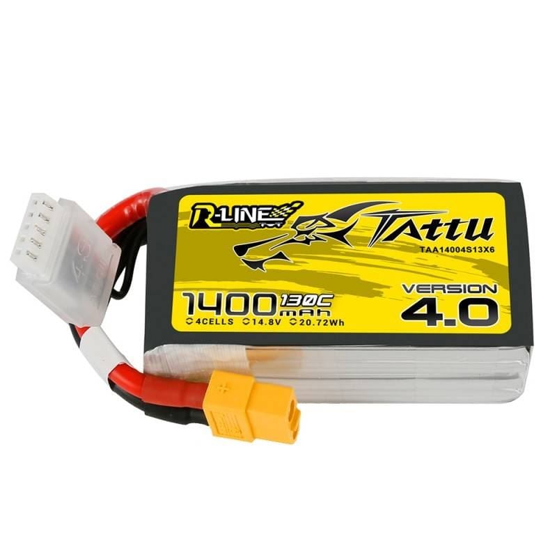 Tattu R-Line 4.0 1400mAh 14.8V 130C 4S1P XT60 akkumulátor (TAA14004S13X6) Tattu R-Line 4.0 1400mAh 14.8V 130C 4S1P XT60 akkumulátor (TAA14004S13X6)
