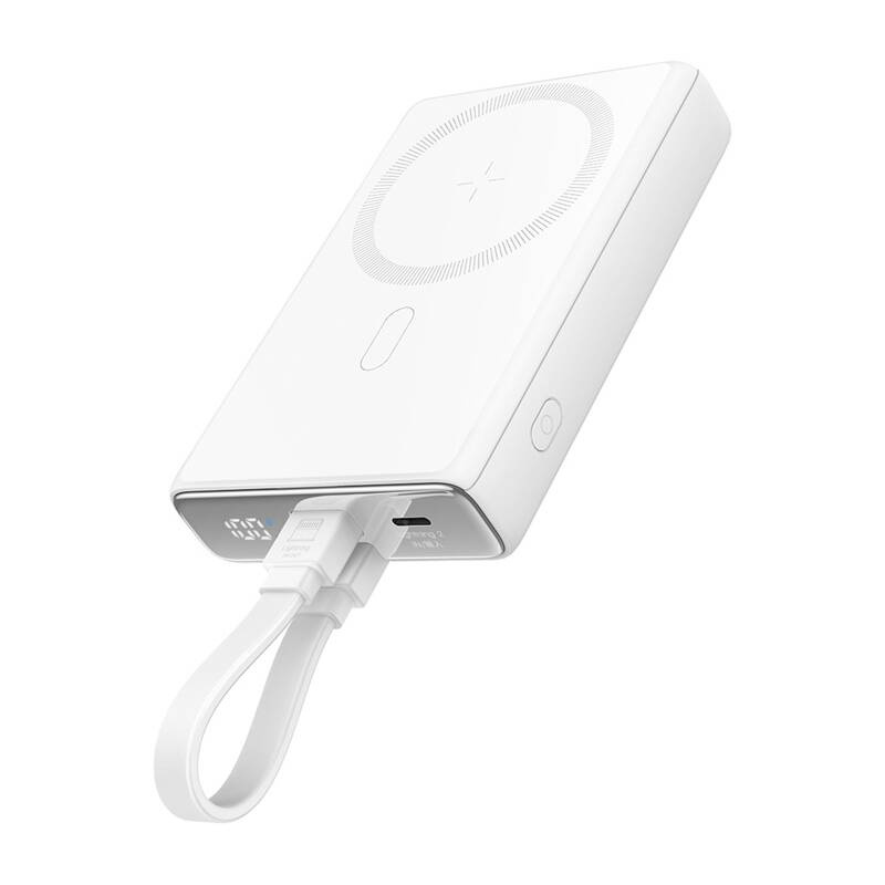 Joyroom JR-PBM01  20W 10000mA mágneses powerbank állvánnyal Fehér 