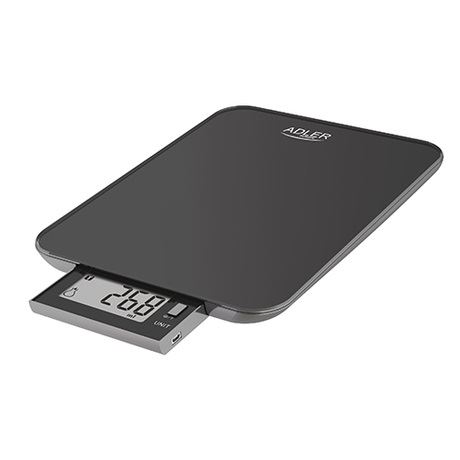 Adler AD3167B konyhai mérleg fekete