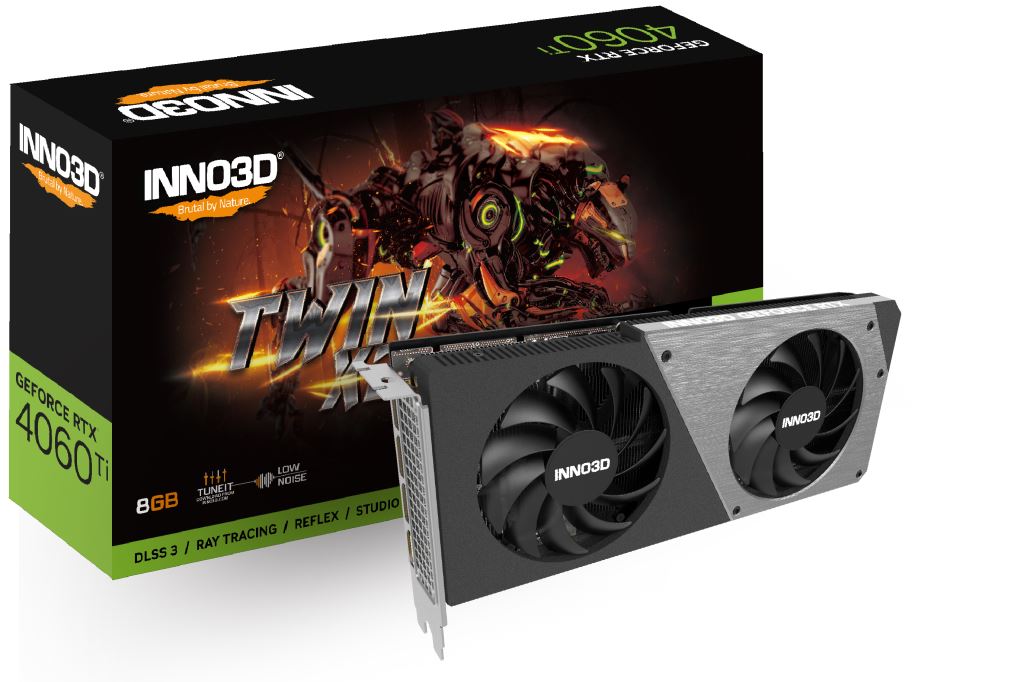 Inno3D GeForce RTX 4060 Ti 8GB DDR6 Twin X2