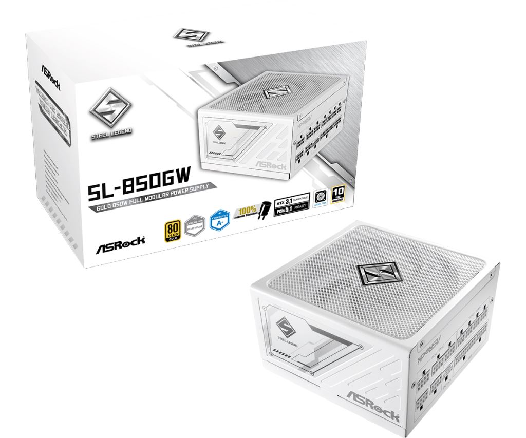 ASRock 850W 80+ Gold Steel Legend SL-850GW Tápegység