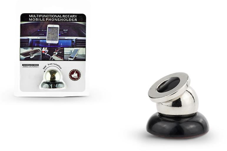 Haffner CHC1521 szellőzőrácsba illeszthető univerzális alumínium autós mobiltartó