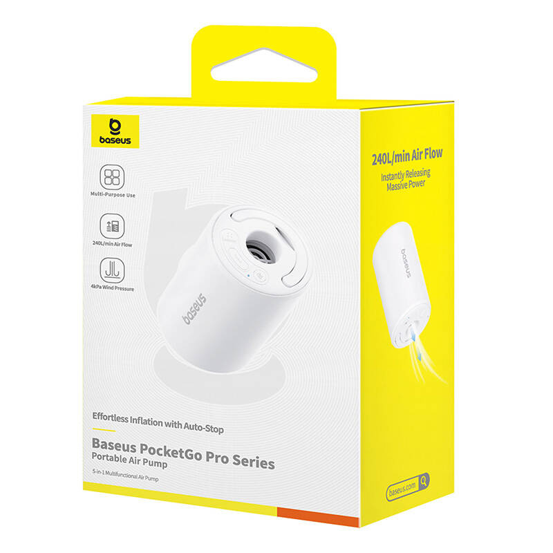 Baseus PocketGo Portable Pump Fehér