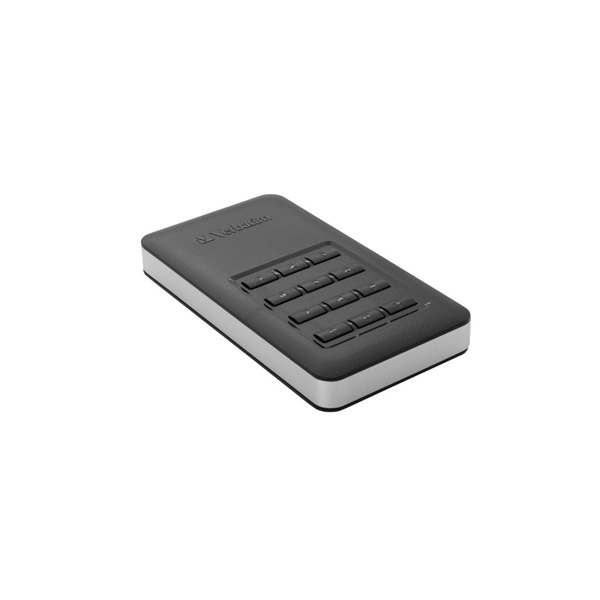 Verbatim 53402 256GB USB-C 3.1 Gen1 Keyboard Access  külső SSD Fekete