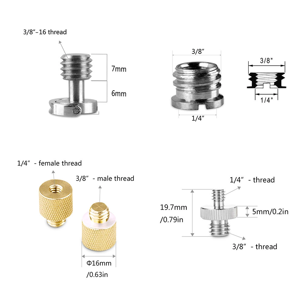 SMALLRIG Screw Ratchet Wingnut Set  