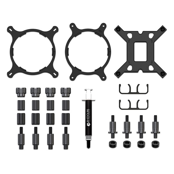 ID-Cooling FX240 PRO WHITE  25dB  max. 140,16 m3/h  2x12cm CPU Water Cooler Fehér