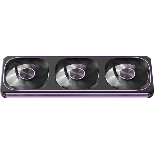 Formula Cooler 12cm  3db Air Fusion 3 BK  37,93dB max.39,64 CFM PWM4-Pin+ARGB3-Pin hydro bearing ház hűtésre ARGB