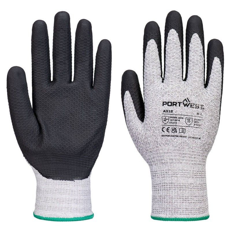 PORTWEST bélelt mártott nitril kesztyű M Diamind Knit Grip 13 (A312_8M)