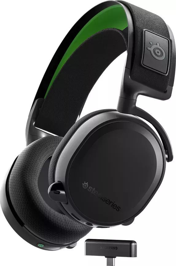 SteelSeries Arctis 7X+ vezeték nélküli gaming headset fekete 