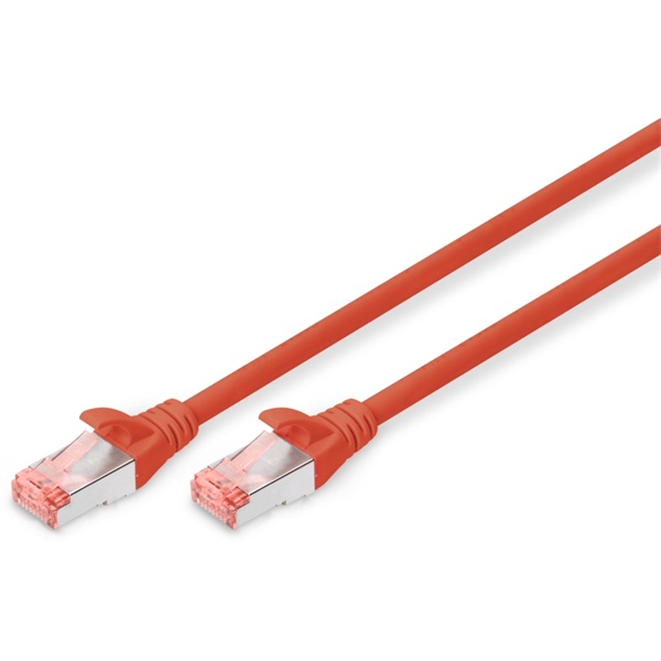 Digitus DK-1644-100/R CAT6 S-FTP LSZH 10m patch kábel piros