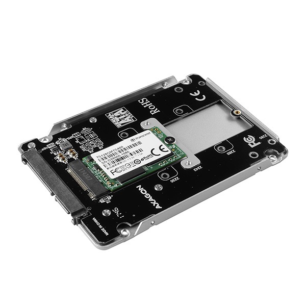 Axagon RSS-M2SD M.2->2.5" beépítő adapter ezüst