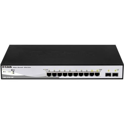 D-Link 10-port 10/100/1000 Gigabit PoE Smart Switch including 2 Combo 1000BaseT/ D-Link 10-port 10/100/1000 Gigabit PoE Smart Switch including 2 Combo 1000BaseT/