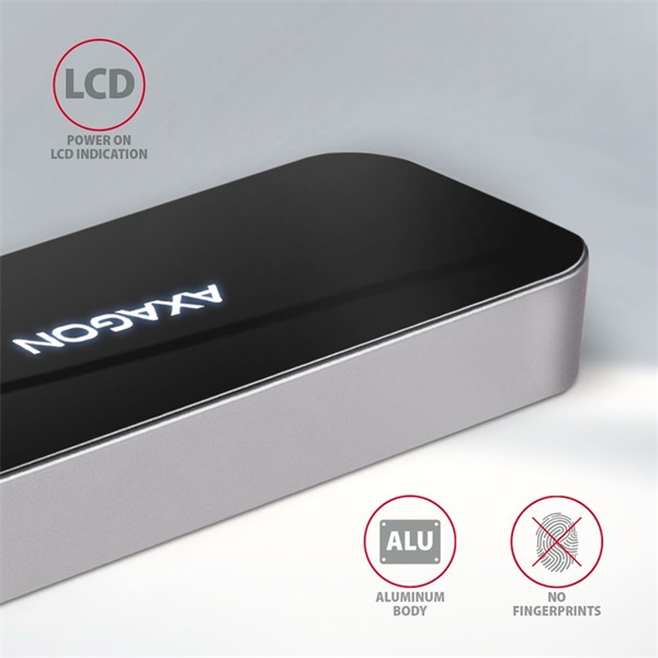 Axagon HMC-6H4A SuperSpeed USB-C Combo 6in1 Hub