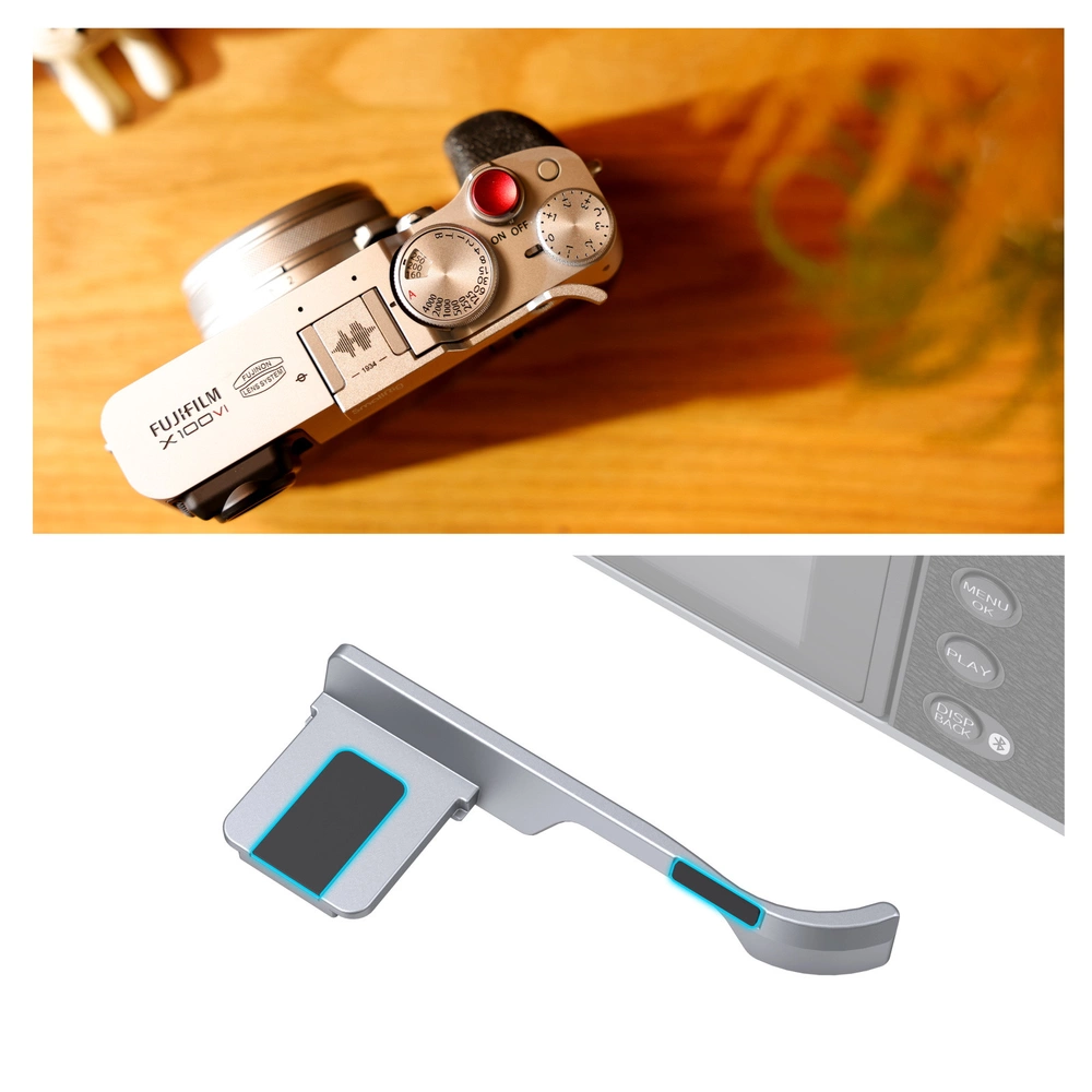 SmallRig Thumb Grip For FUJIFILM X100VI / X100V Ezüst