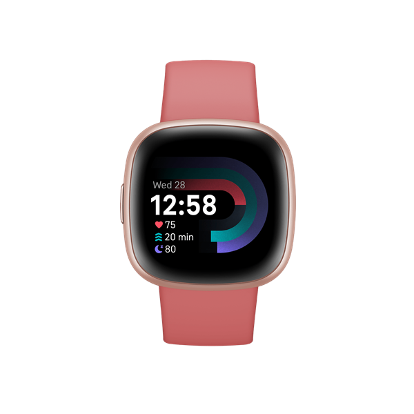 FITBIT Versa 4 okosóra (Pink Sand / Copper Rose Aluminium)