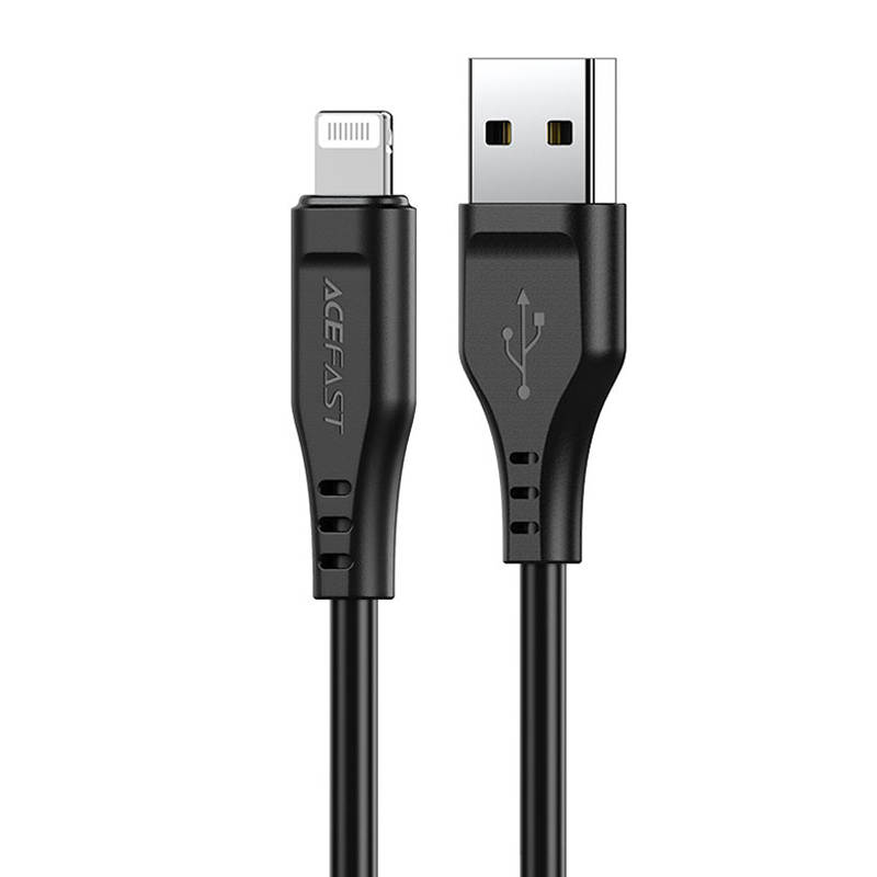 Cable USB to Lightining Acefast C3-02 1.2m (black) Cable USB to Lightining Acefast C3-02 1.2m (black)