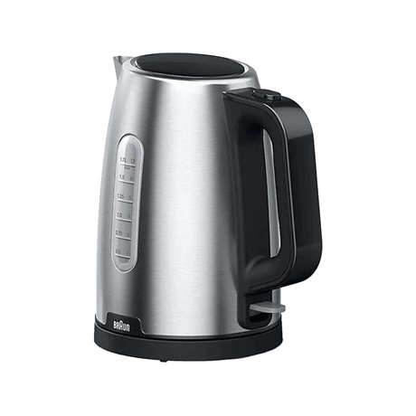 Braun WK1500BK vízforraló rozsdamentes acél