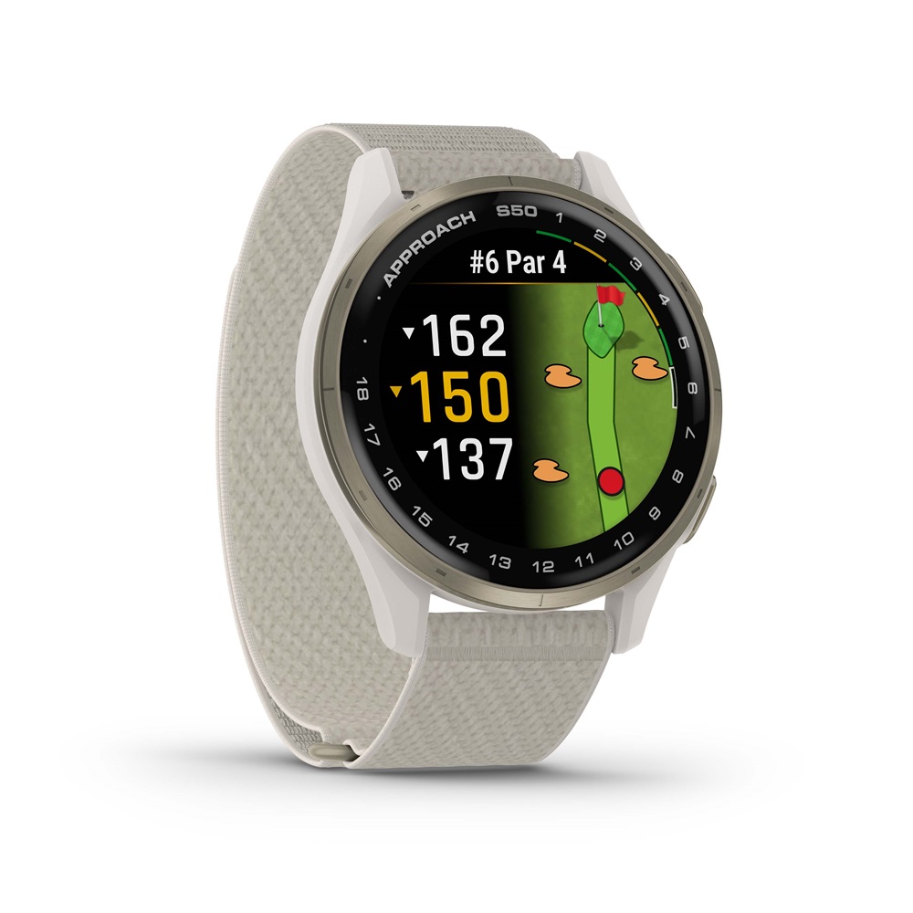 Garmin Approach S50 okosóra krémarany-elefántcsont színű