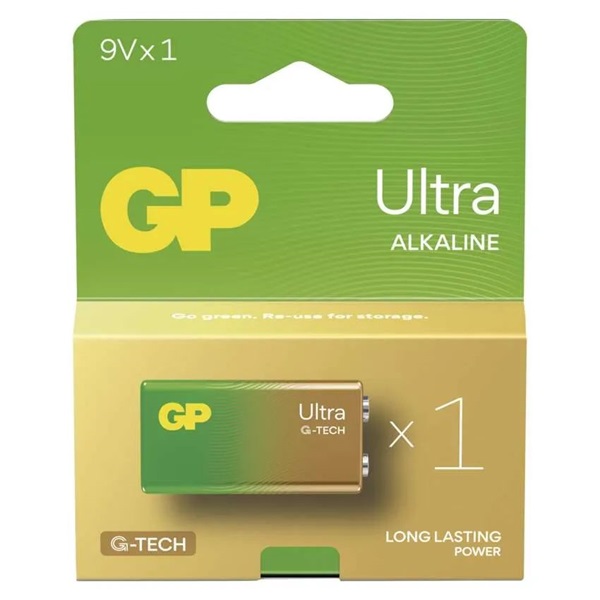 GP Ultra alkáli elem 9V 1db GP Ultra alkáli elem 9V 1db