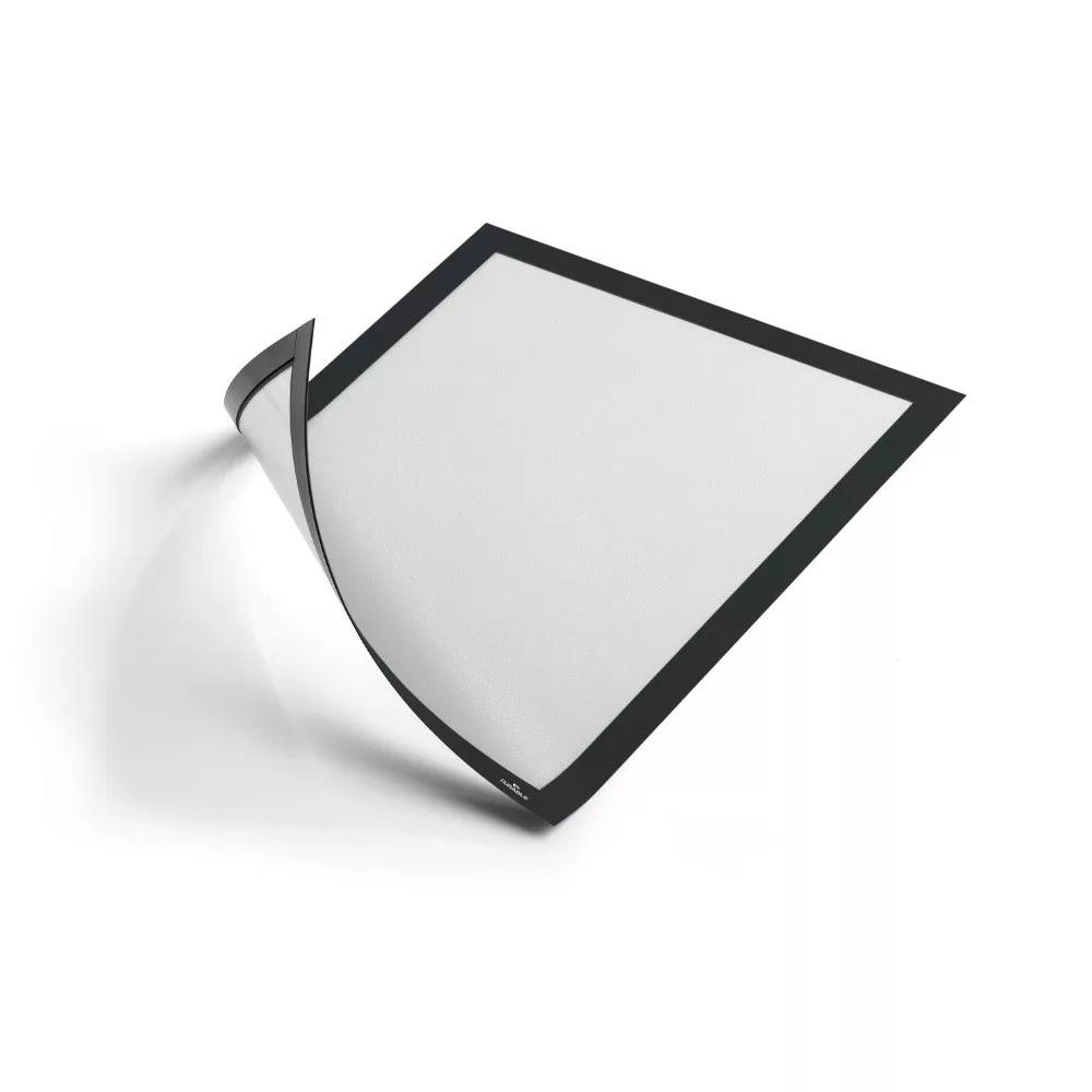 Durable Infókeret A4,  Duraframe Magnetic fekete (498801)