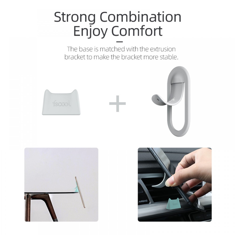 Telefon tartó/kitámasztó autós és asztali támasszal