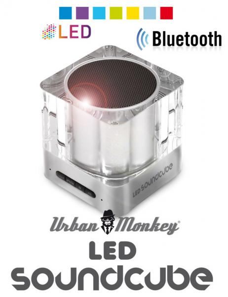 Easypix Urban Monkey LED Bluetooth SoundCube telefon kihangosító és hangszóró+LED világítás (000232) Easypix Urban Monkey LED Bluetooth SoundCube telefon kihangosító és hangszóró+LED világítás (000232)