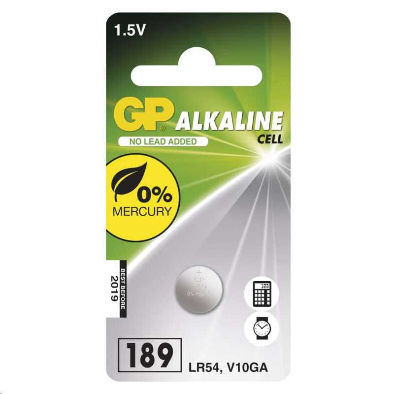 GP 1.5V gombelem LR54 (1db/bliszter) (B13892) GP 1.5V gombelem LR54 (1db/bliszter) (B13892)